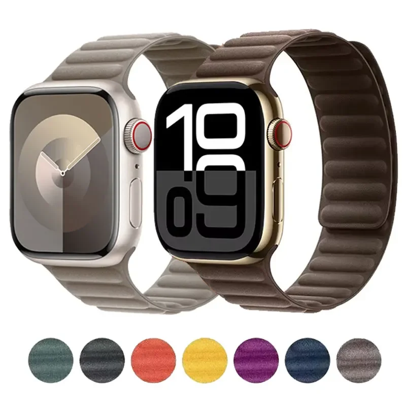 Milanese Loop Magnetic - FineWoven 磁気ループストラップ Apple Watch バンド 44