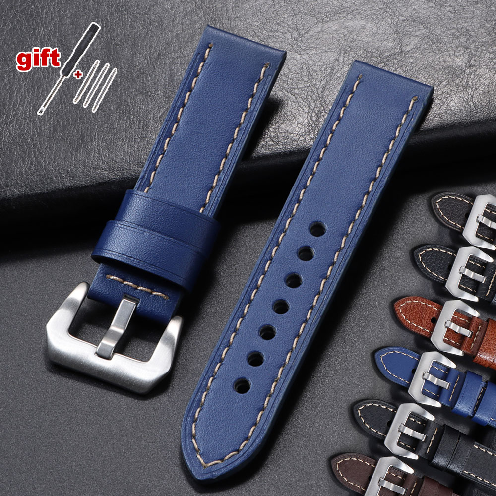 Suede Strap Watch - 18 ミリメートル 20 ミリメートル 22 ミリメートル