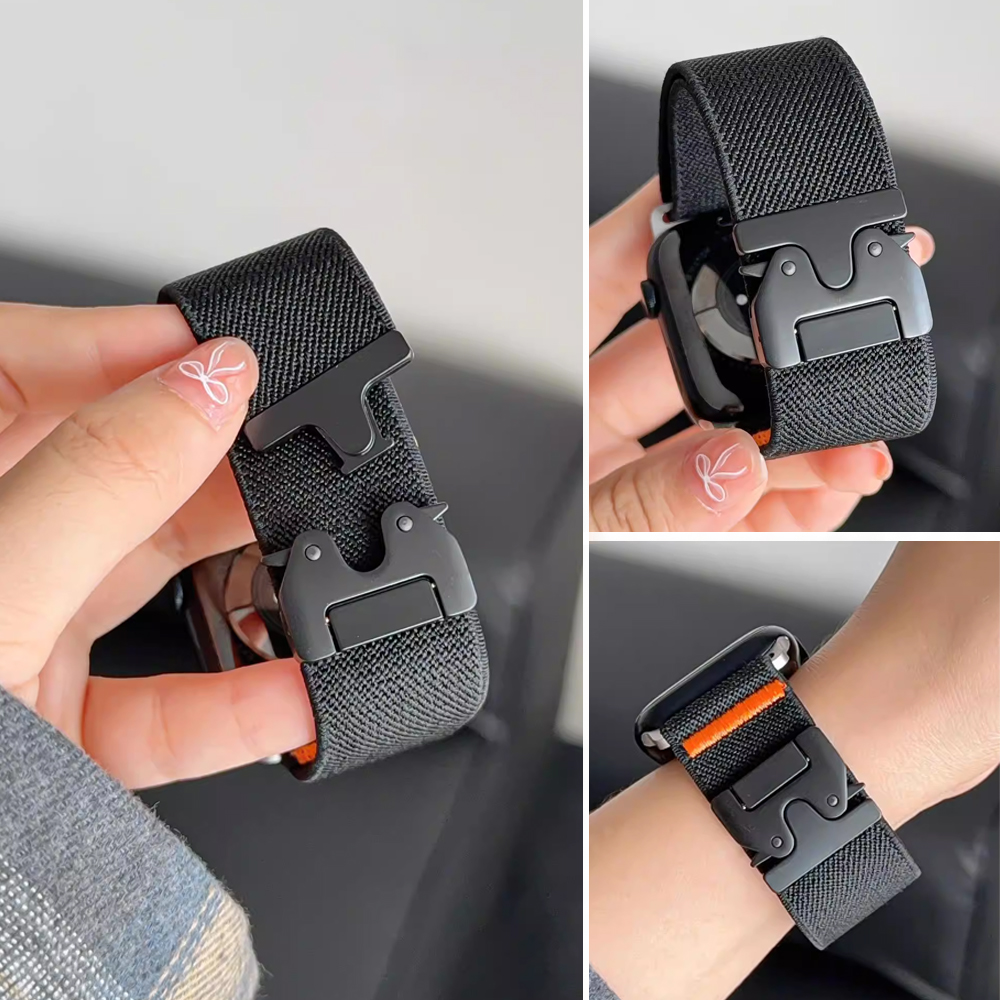 Parachute Strap Elastic - パラシュートストラップ Apple Watch ウルトラ 2 バンド