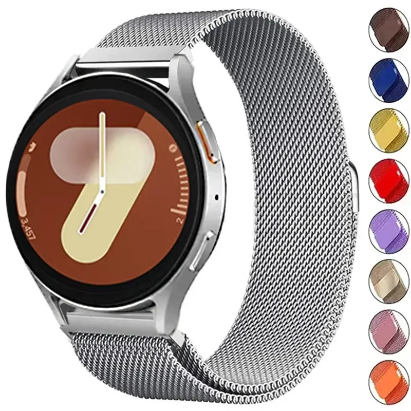 Milanese Loop Magnetic - ミラネーゼループストラップサムスンギャラクシーウォッチ 7 6 5 4 44