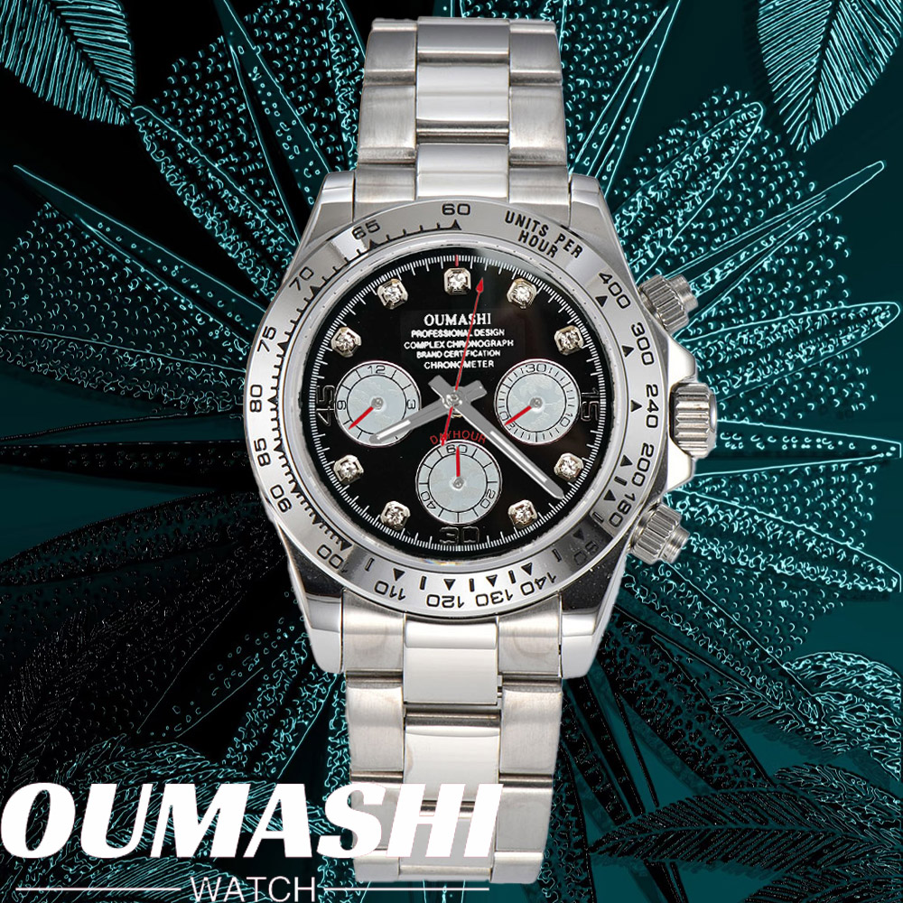 Stainless Bracelet Diver - 高級 VK63 腕時計 39 ミリメートルクォーツクロノグラフビジネスウォッチメンズ VK
