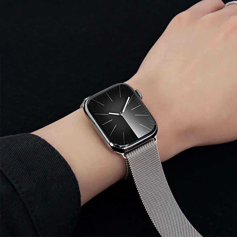 ミラネーゼループストラップ Apple Watch バンド  - Milanese Loop Magnetic のレビューと価格