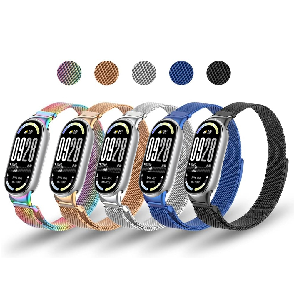 Xiaomi mi band 10 9 8 miband 1 - Milanese Loop Magnetic のレビューと価格