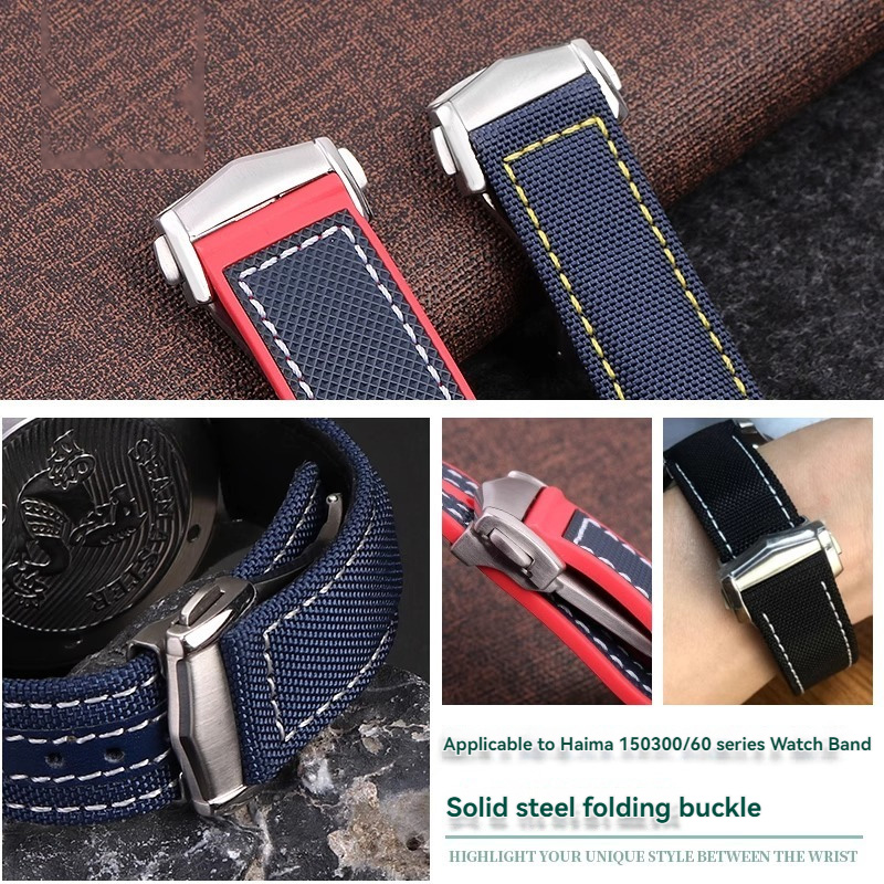 時計バックルオメガシーマスターバタフライフライスーパーバレザ - Canvas Strap Watch のレビューと価格