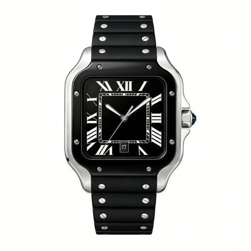 新しい高級メンズクォーツ時計クラシックレトロスタイルレディー - Cartier Watch Santos のレビューと価格