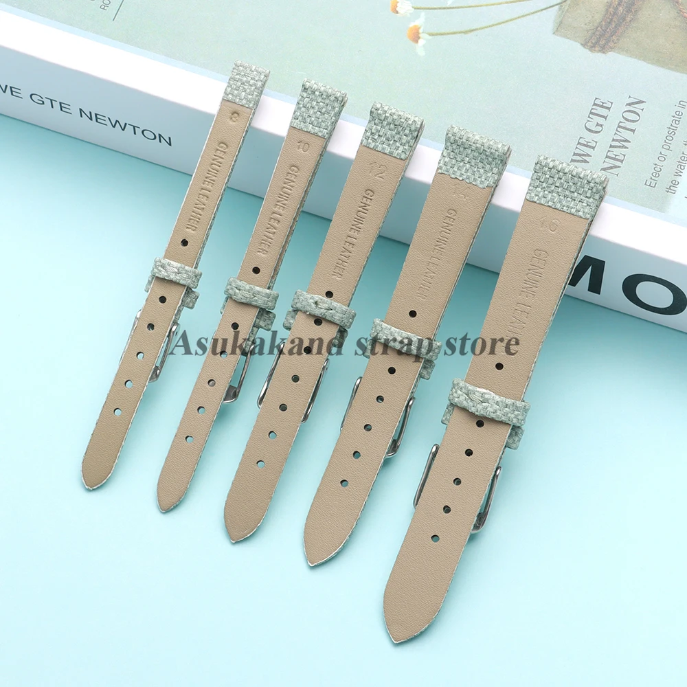 小型サイズ 8 ミリメートル 10 ミリメートル 12 ミリ - Suede Strap Watch のレビューと価格