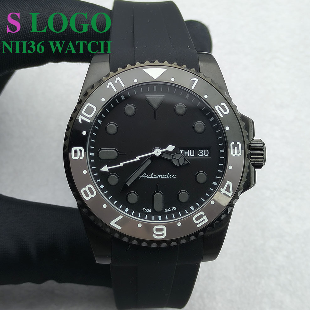 40MM NH36 腕時計 ブラック メンズ ステンレススチ - Stainless Bracelet Diver のレビューと価格
