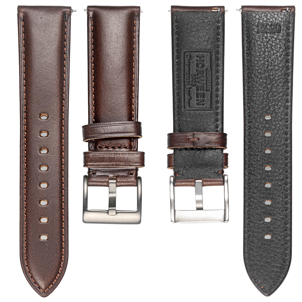 Hemsut 時計バンド本革クイックリリース手作りホーウィン - Leather Strap Quick Release のレビューと価格