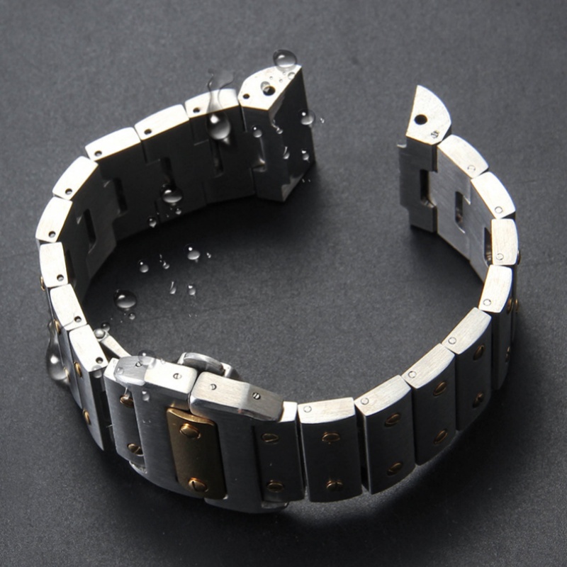23mm 高品質ステンレススチール製時計ストラップ カルティ - Cartier Watch Santos のレビューと価格