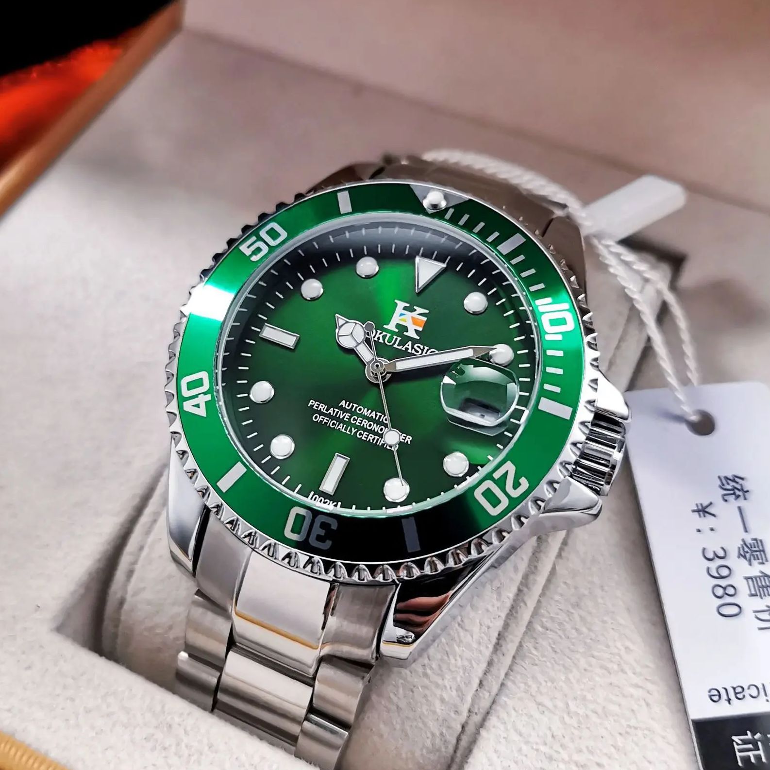 欧米風ブランドシリーズ高級ビジネスメンズ腕時計、全自動機械式 - Cartier Watch Tank のレビューと価格