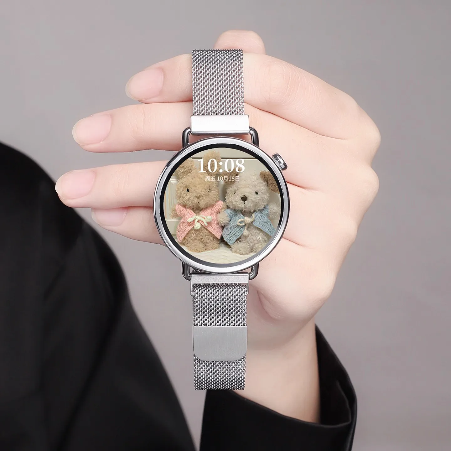 18mmミラネーゼループストラップ Xiaomi Watch - Milanese Loop Magnetic のレビューと価格