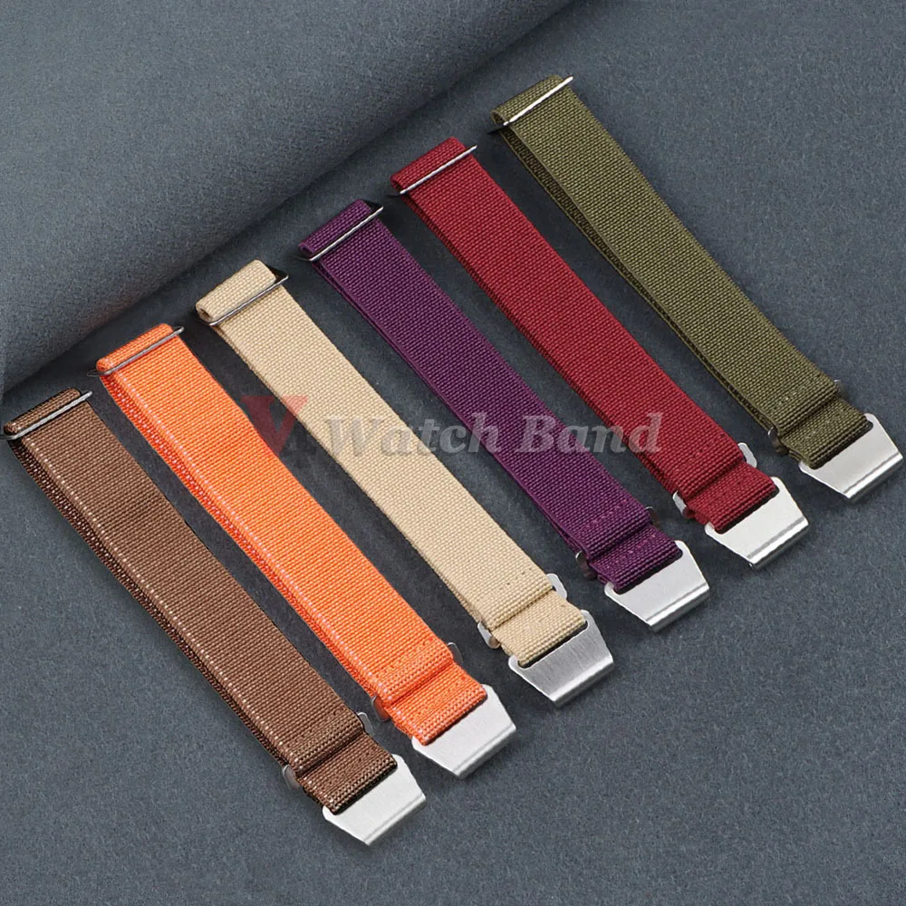 弾性時計ストラップ 60 年代フランス軍パラシュートブレスレ - Parachute Strap Elastic のレビューと価格