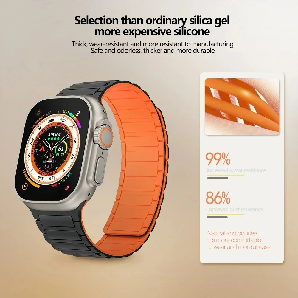 磁気スポーツバンド Apple Watch Ultra 2  - Milanese Loop Magnetic のレビューと価格