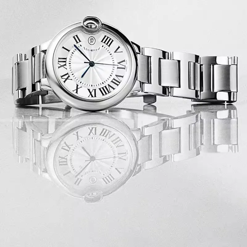 カルティエ バロン ブルー デ シリーズ用時計バンド ソリッ - Cartier Watch Ballon Bleu のレビューと価格