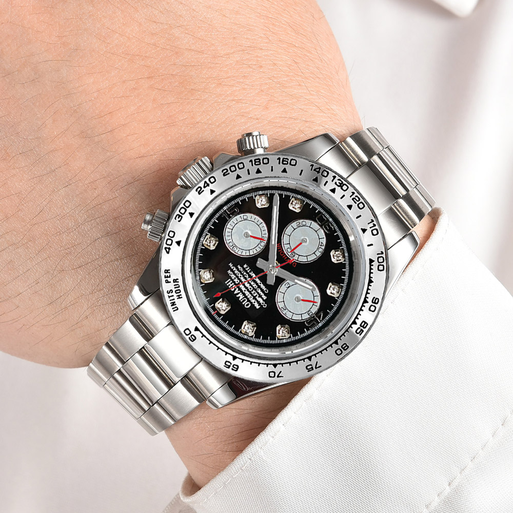 高級 VK63 腕時計 39 ミリメートルクォーツクロノグラ - Stainless Bracelet Diver のレビューと価格