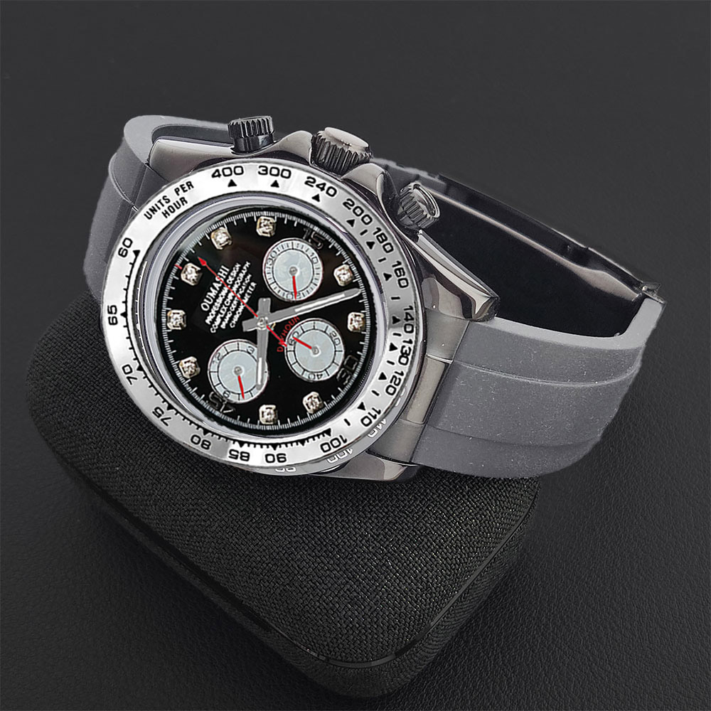 高級 VK63 腕時計 39 ミリメートルクォーツクロノグラ - Stainless Bracelet Diver のレビューと価格