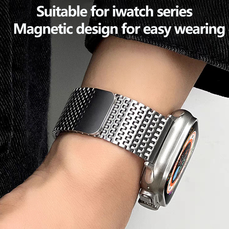 プレミアムmilaneseブレスレットappleの時計バンド - Milanese Loop Magnetic のレビューと価格