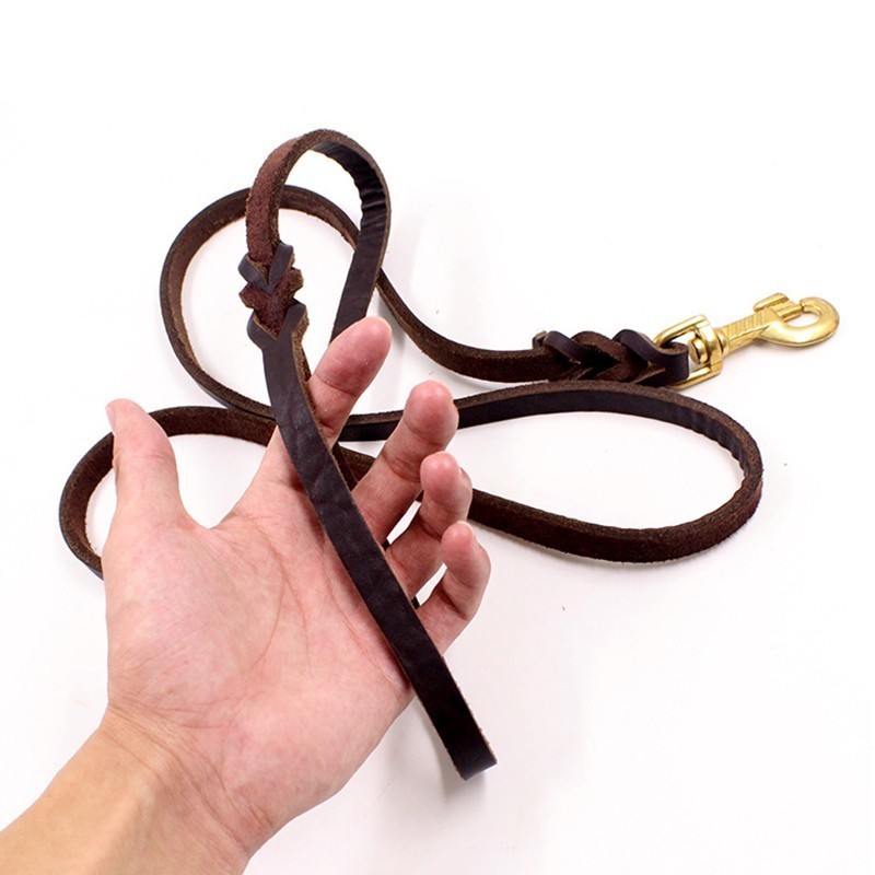 Benepaw-ペット用の手作りの牛革レザーの鎖,大型犬用の - Leather Strap Quick Release のレビューと価格