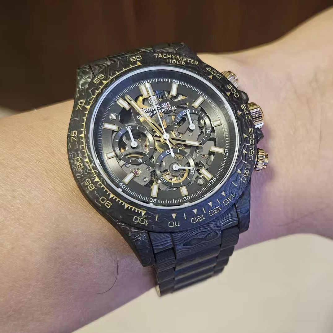 CRONUSART メンズ クロノグラフ ウォッチ 自動機械 - Canvas Strap Watch のレビューと価格